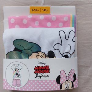 Disney Minnie Mouse Pajama Set with T shirt and Shorts for girls